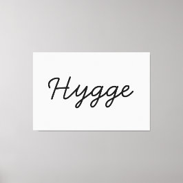 Hygge Black Elegant Canvas Afdruk