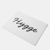 Hygge Black Elegant Deurmat (Schuin)