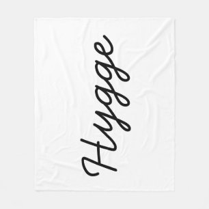 Hygge Black Elegant Fleece Deken