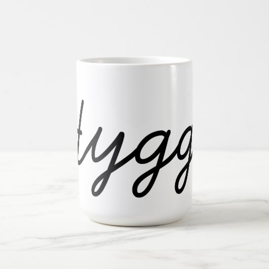 Hygge Black Elegant Koffiemok (Center)