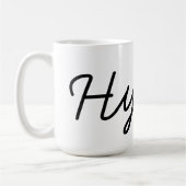 Hygge Black Elegant Koffiemok (Links)