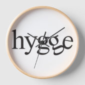 Hygge Black en White Clock (Voorkant)