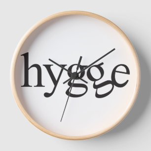 Hygge Black en White Clock
