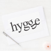 Hygge Black en White Sticker (Envelop)
