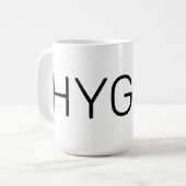 Hygge Black Koffiemok (Voorkant links)