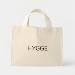 Hygge Black Mini Tote Bag