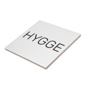 Hygge Black Tegeltje (Zijkant)