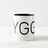 Hygge Black Tweekleurige Koffiemok (Center)