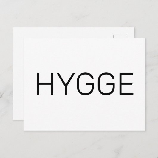 Hygge Briefkaart (Voorkant / Achterkant)