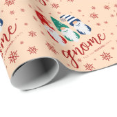 Hygge Christmas Gnome voor de Feestdagen Sneeuwvlo Cadeaupapier (Rol Hoek)