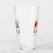 Hygge Christmas Gnome voor de Feestdagen Sneeuwvlo Glas (Links)