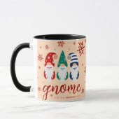 Hygge Christmas Gnome voor de Feestdagen Sneeuwvlo Mok (Links)