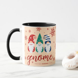 Hygge Christmas Gnome voor de Feestdagen Sneeuwvlo Mok