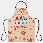 Hygge Christmas Gnome voor de Feestdagen Sneeuwvlo Schort (Voorkant)