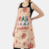 Hygge Christmas Gnome voor de Feestdagen Sneeuwvlo Schort (Insitu)