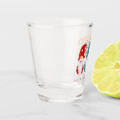 Hygge Christmas Gnome voor de Feestdagen Sneeuwvlo Shot Glas (Links)