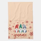 Hygge Christmas Gnome voor de Feestdagen Sneeuwvlo Theedoek (Verticaal)