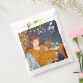 Hygge Cosy Candlelight Night vieren Bedankzakje (Gezegeld)