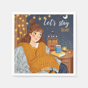 Hygge Cosy Candlelight Night vieren Servet