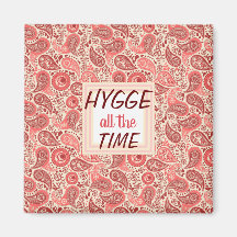 HYGGE de hele tijd Cozy Pink Paisley