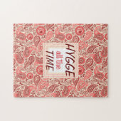HYGGE de hele Tijd Roze Floral Legpuzzel (Horizontaal)