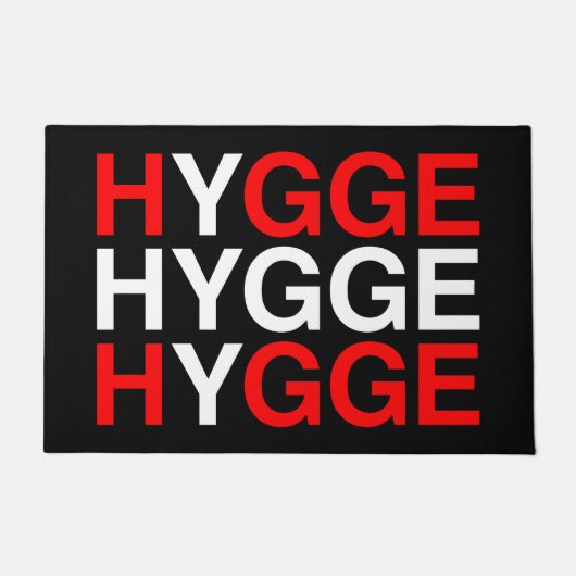HYGGE Deense vlag Deurmat (Voorkant)