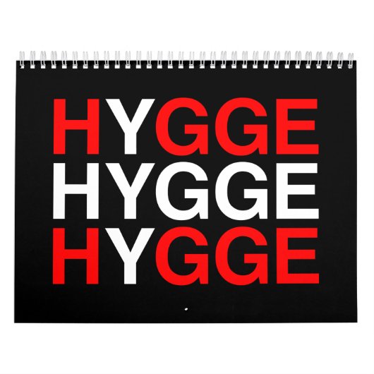 HYGGE Deense vlag Kalender (Hoes)