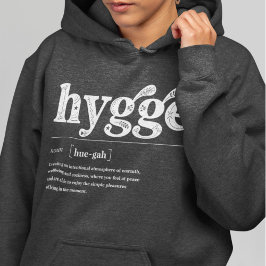 Hygge Definitie Deens Quote Nordic Cosy Seizoen Hoodie