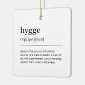 Hygge Definitie Gezellig Vakantie Decor Gift Moder Keramisch Ornament (Links)