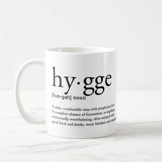 Hygge definitie koffiemok (Links)