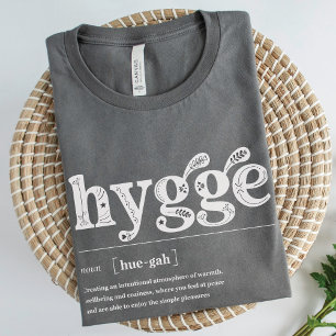 Hygge Definitie Nordic Floral Cosy Inspirerend T-shirt