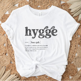 Hygge Definitie Quote Scandinavisch Gezellig Seizo T-shirt