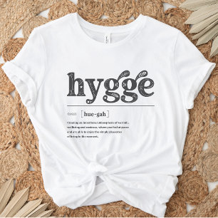 Hygge Definitie Quote Scandinavisch Gezellig Seizo T-shirt