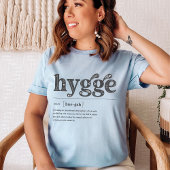 Hygge Definitie Quote Scandinavisch Gezellig Seizo T-shirt