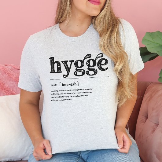 Hygge Definitie Quote Scandinavisch Gezellig Seizo T-shirt