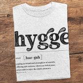 Hygge Definitie Quote Scandinavisch Gezellig Seizo T-shirt