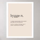 Hygge Definition Art Print (Voorkant)