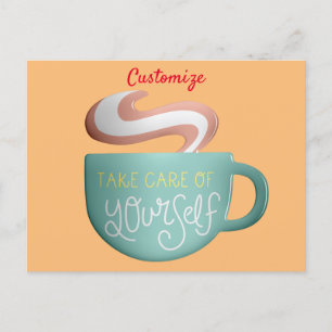 Hygge Drink Self-Care Thunder_Cove Briefkaart