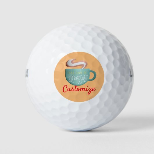 Hygge Drink Self-Care Thunder_Cove Golfballen (Voorkant)