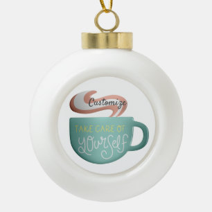 Hygge Drink Self-Care Thunder_Cove Keramische Bal Ornament