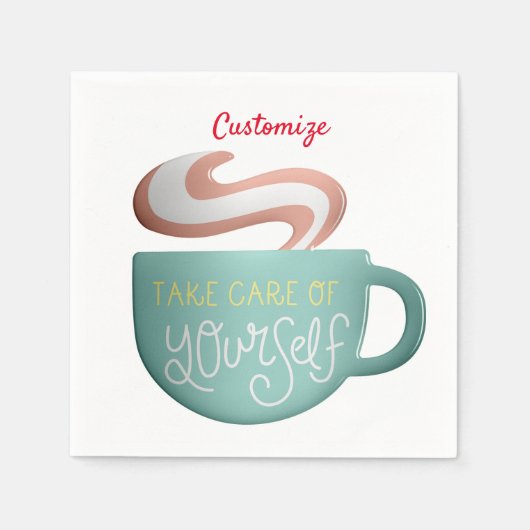 Hygge Drink Self-Care Thunder_Cove Servet (Voorkant)