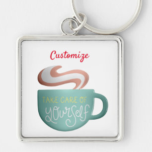 Hygge Drink Self-Care Thunder_Cove Sleutelhanger