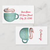 Hygge Drink Self-Care Thunder_Cove  Visitekaartje (Voorkant / Achterkant)