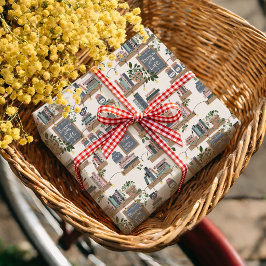 Hygge Gezellige Boekhoek Cadeaupapier