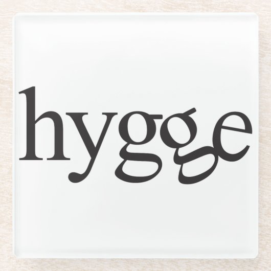 Hygge Glass Onderzetter (Voorkant)