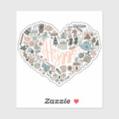 Hygge Heart Sticker (Vel)