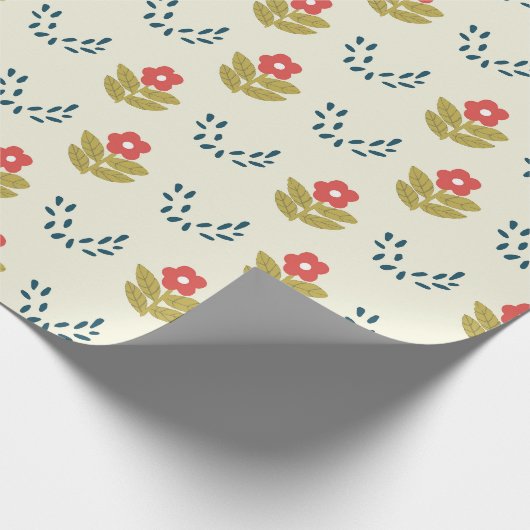 Hygge Holiday Pattern no.2 Cadeaupapier (Hoek)