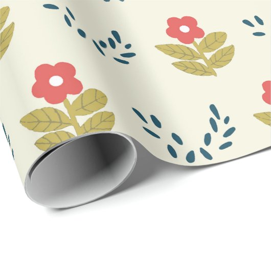 Hygge Holiday Pattern no.2 Cadeaupapier (Rol Hoek)