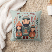 Hygge Kerst Scandinavische Gezellige Familie Kussen (Deken)