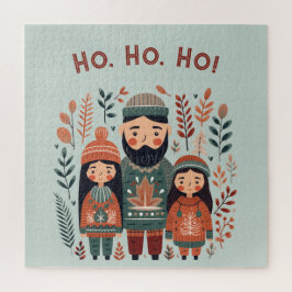 Hygge Kerst Scandinavische Gezellige Familie Legpuzzel